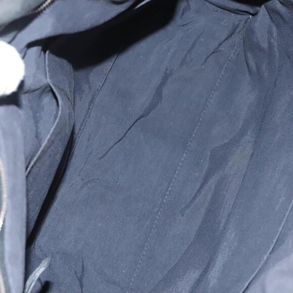 HERMES Fourre Tout Clutch Bag Canvas Black Auth ti3076 - Picture 6 of 16